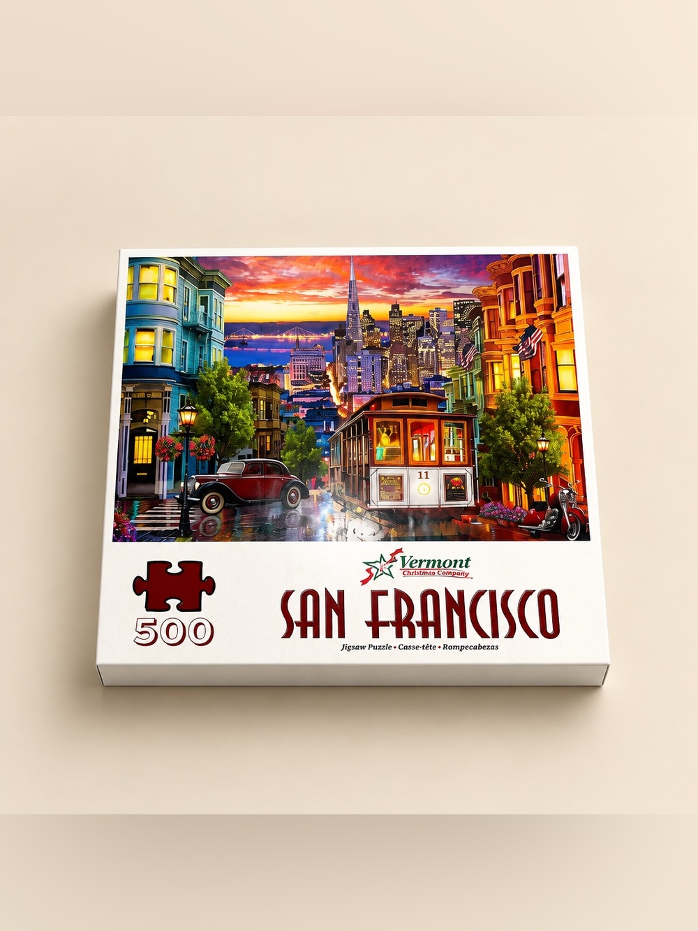 San Francisco 500 Piece Puzzle by David Maclean